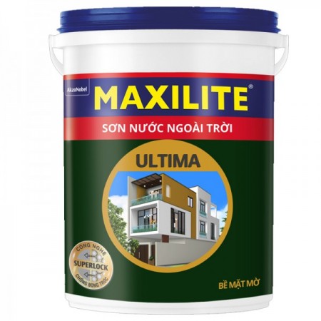 Sơn nước ngoài trời Maxilite Ultima bề mặt mờ LU2 - 18 lít